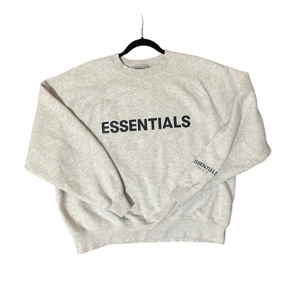 Essentials Fear of God Logo Crewneck Sweatshirt